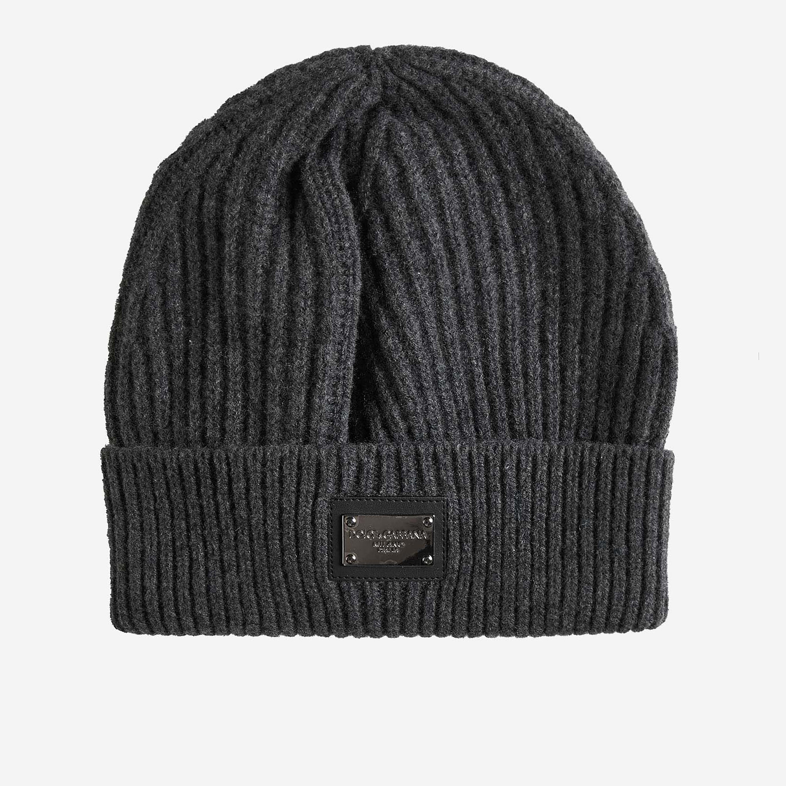 Dolce & Gabbana Branded Tag Beanie Hat – ZAP