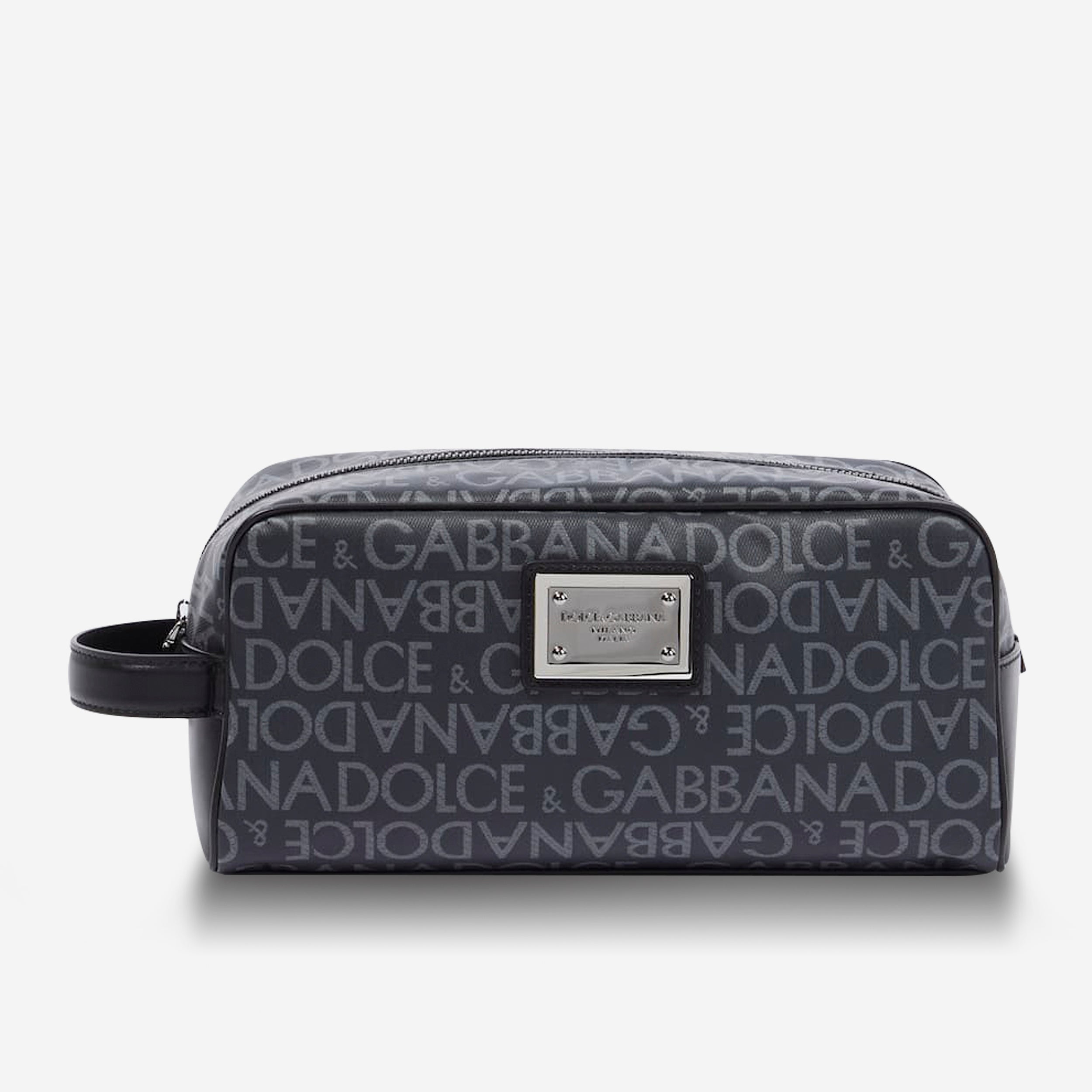 New Gucci Black Leather clutch, Toiletry Bag , With Tags, Comes