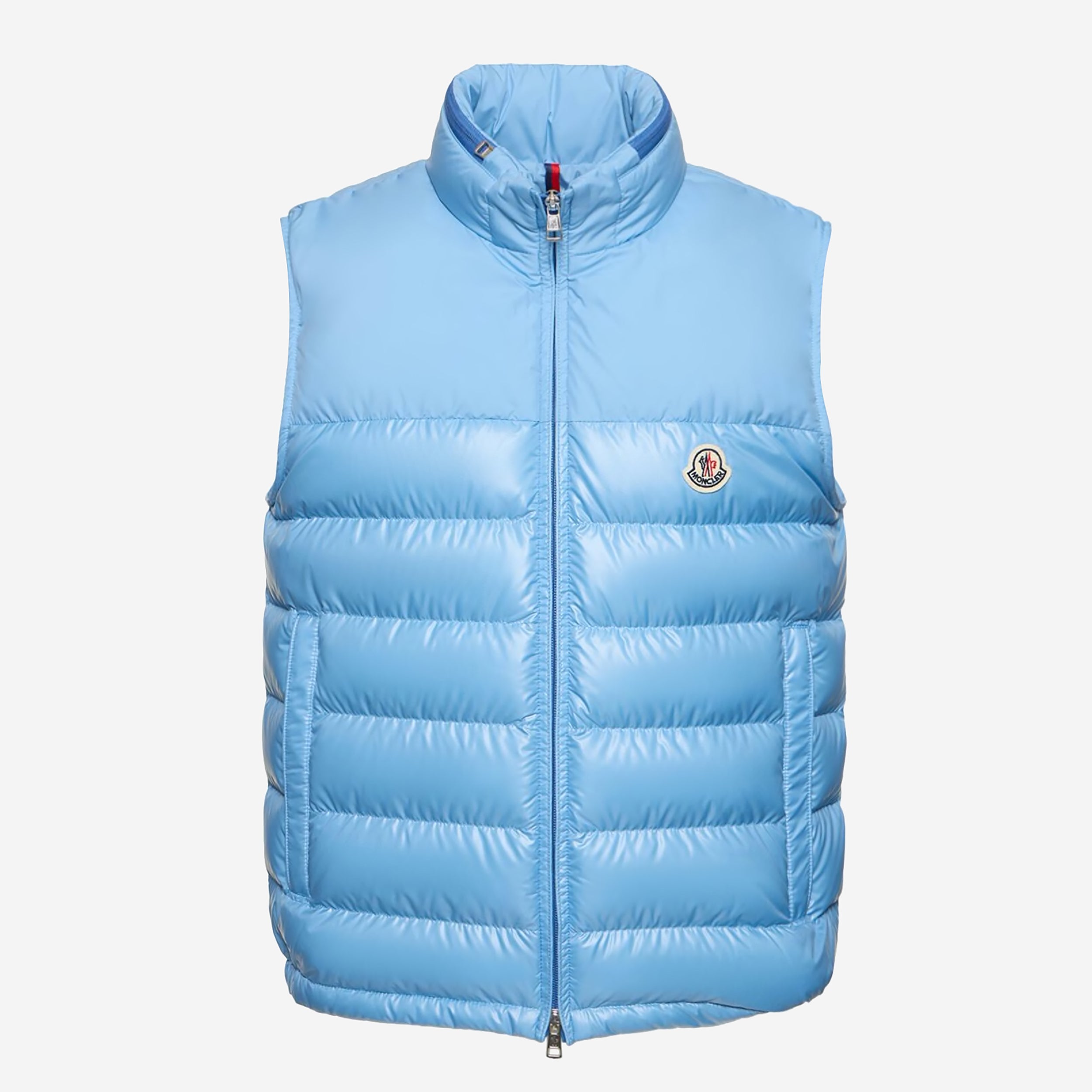 Moncler shop gilet blue