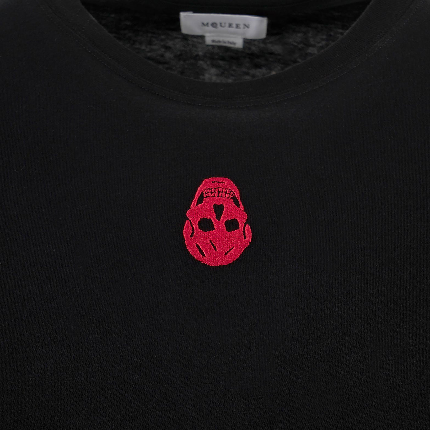 Alexander McQueen Upside Down Skull Logo T-Shirt