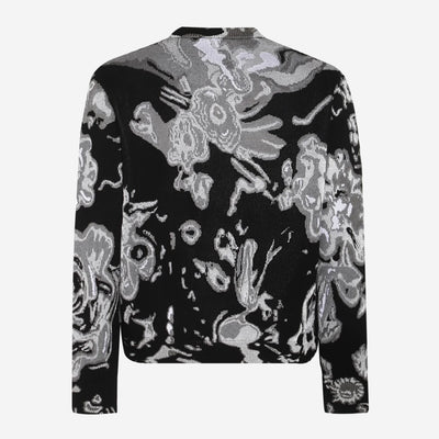 Alexander McQueen Wax Flower Skull Knitwear