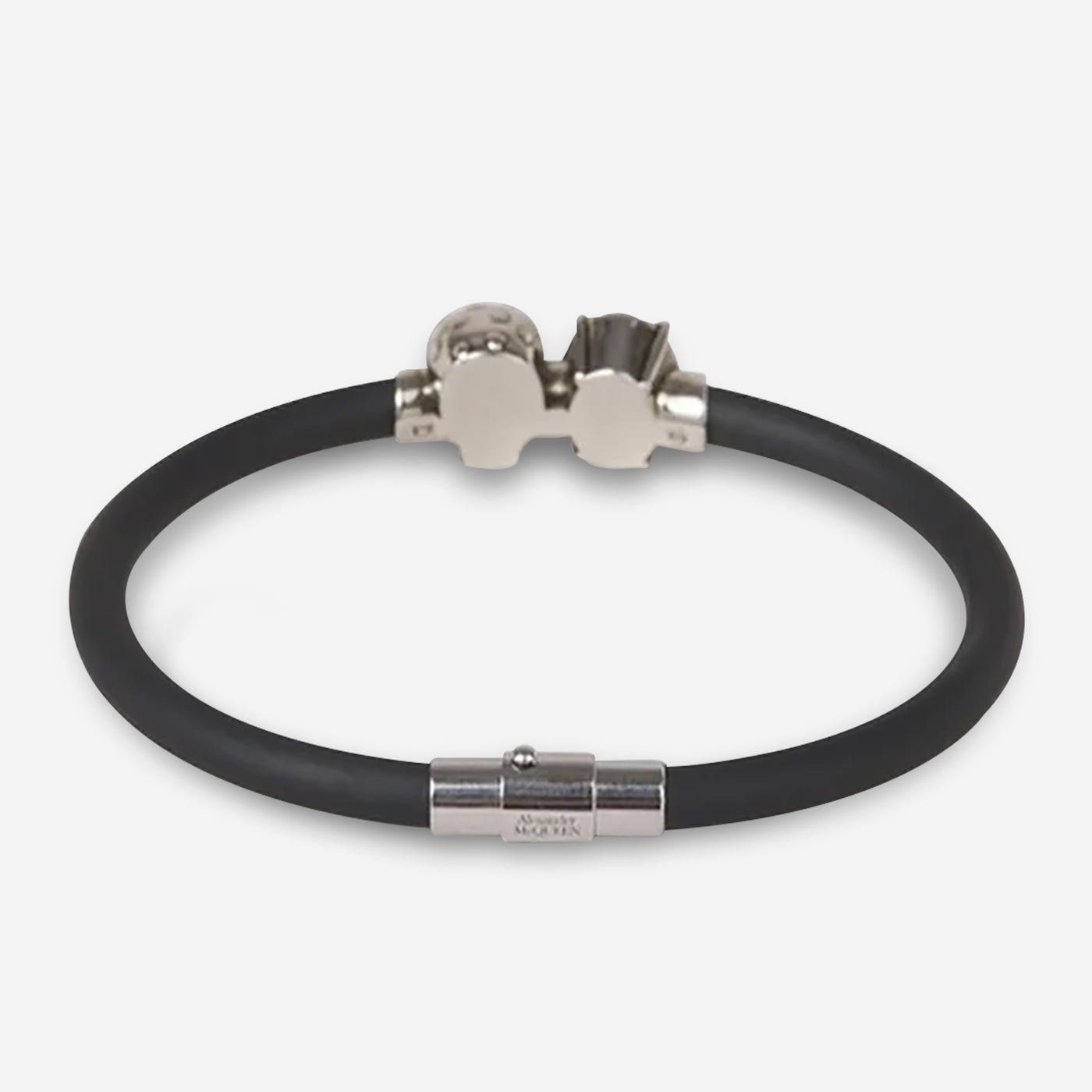 Alexander McQueen Knuckle Skull Rubber Cord Bracelet