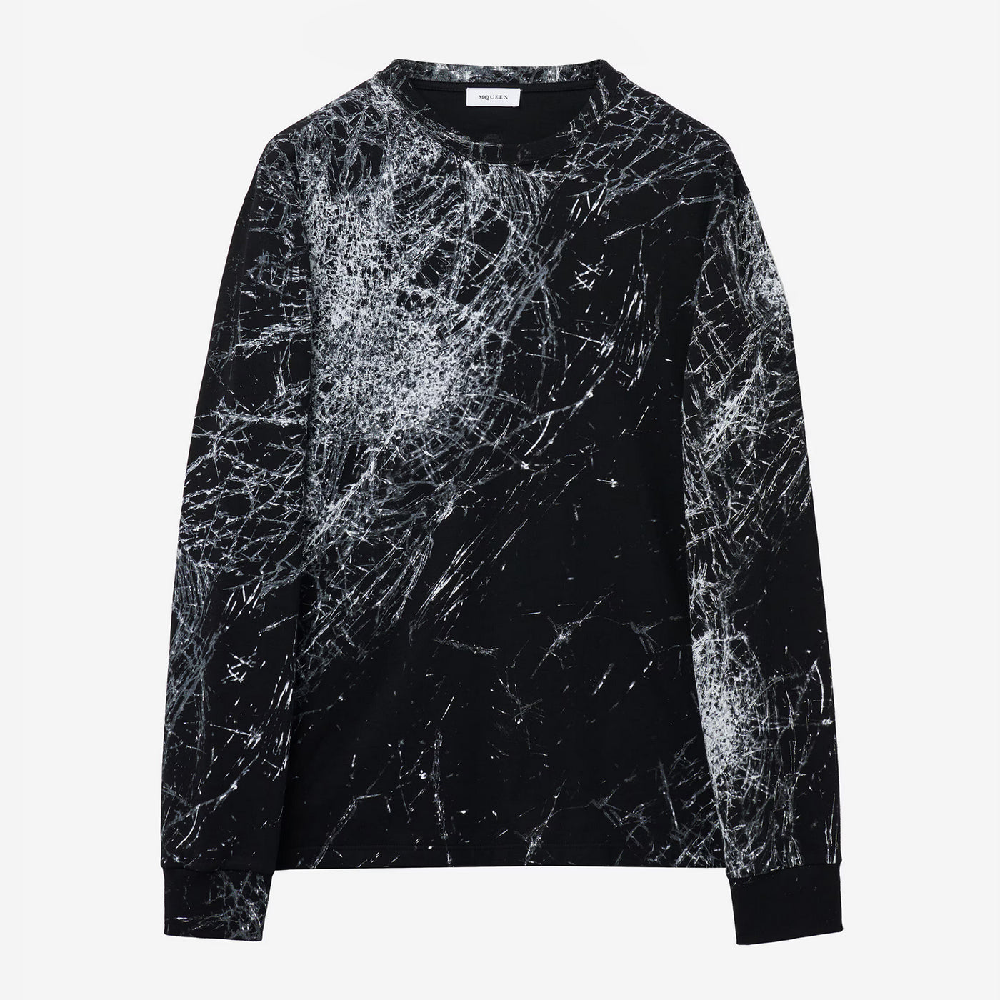 Alexander McQueen Smashed Glass Long-Sleeved T-Shirt