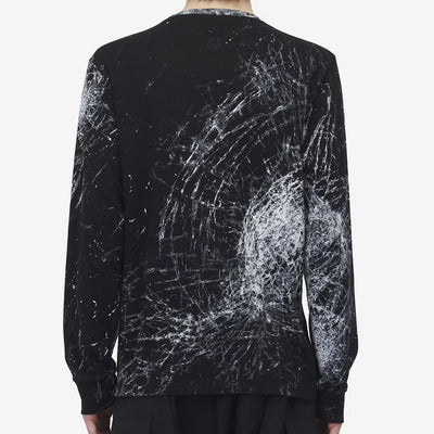 Alexander McQueen Smashed Glass Long-Sleeved T-Shirt