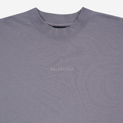 Balenciaga Reflective Logo Medium Fit T-Shirt