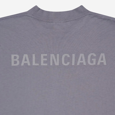 Balenciaga Reflective Logo Medium Fit T-Shirt