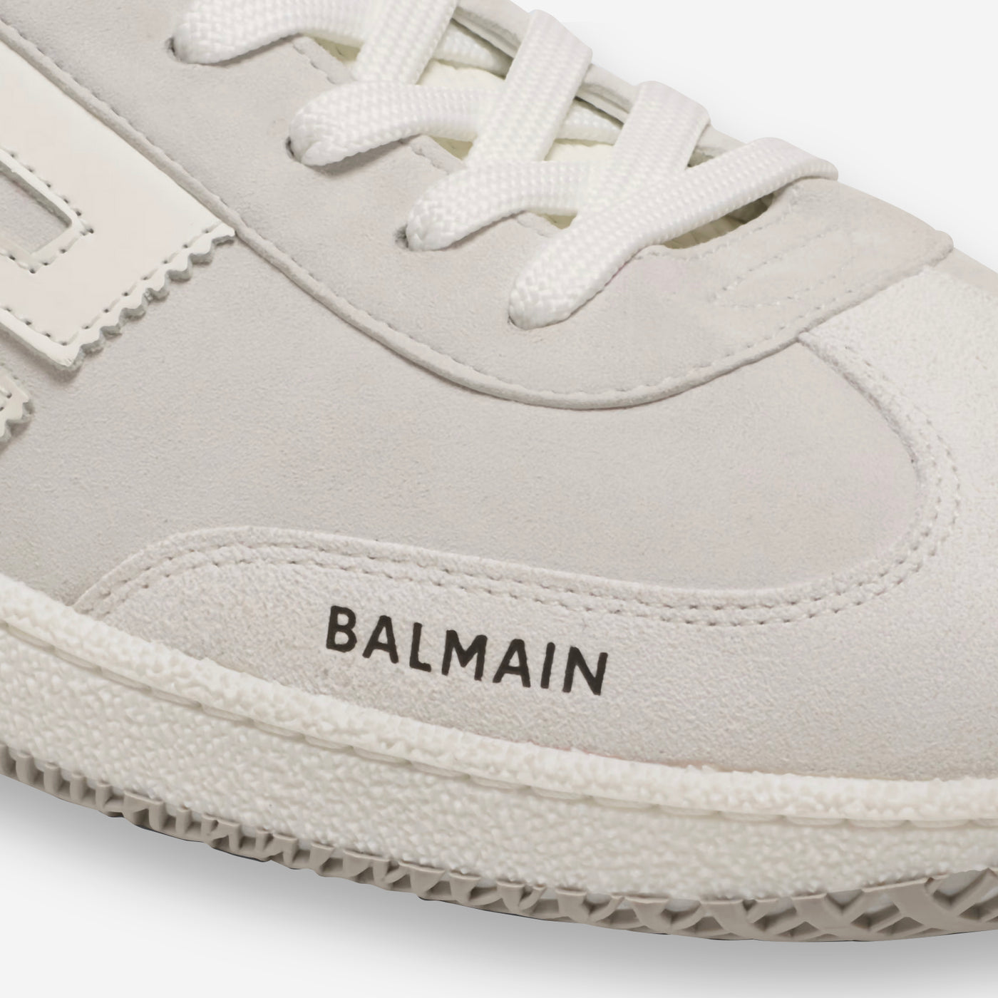 Balmain Swan Suede Sneakers