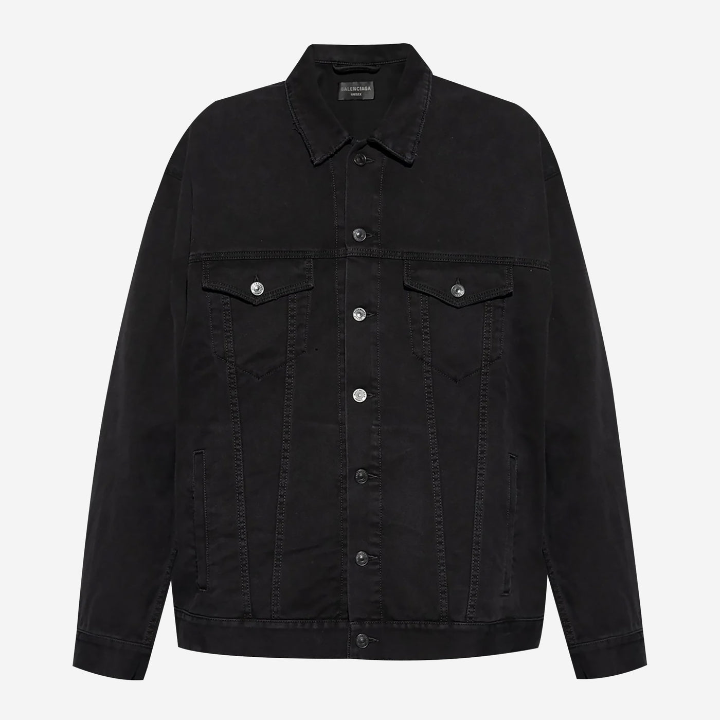 Balenciaga Black Denim Jacket