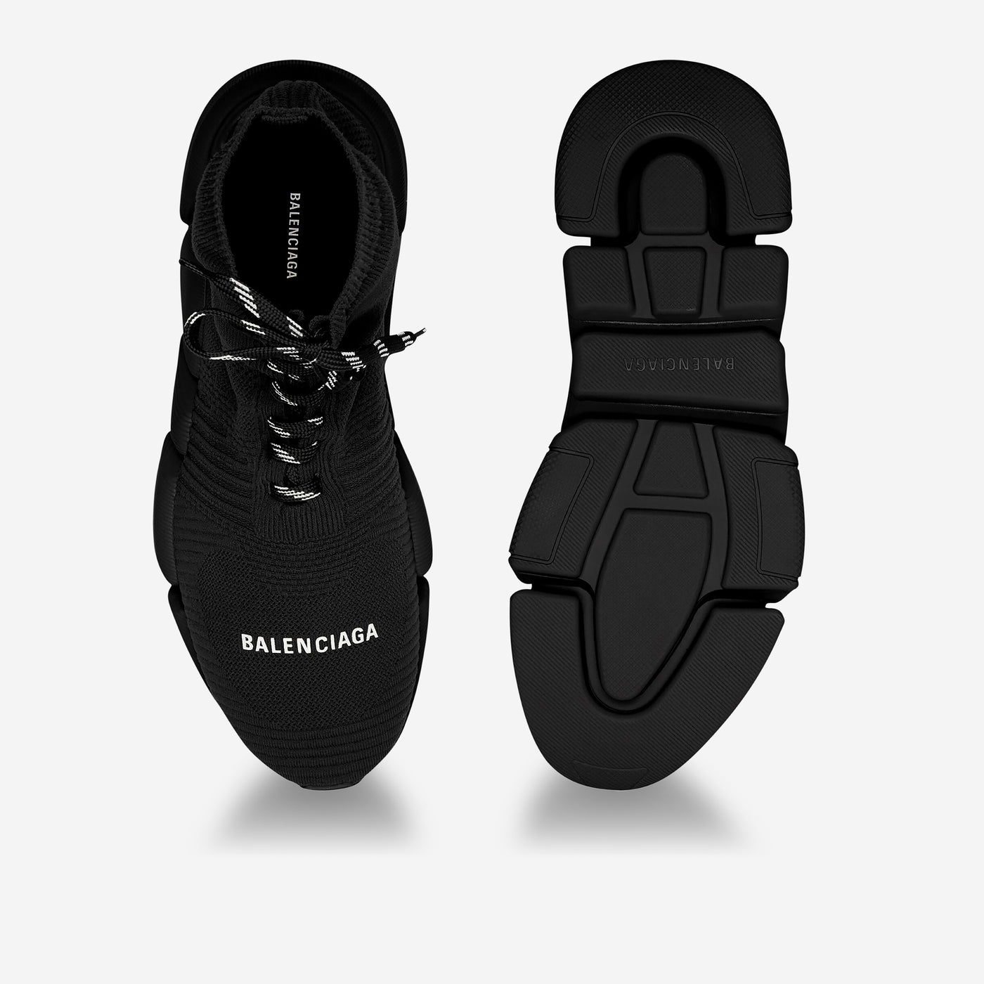 Balenciaga Speed 2.0 Lace-Up Recycled Knit Sneakers