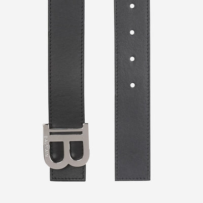 Balmain 3.5cm Smooth Leather B-Belt