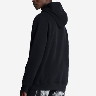 Balmain Flocked Balmain Letter Hoodie