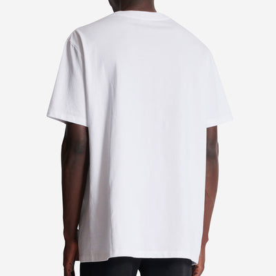 Balmain Flocked Balmain Letter Logo T-Shirt