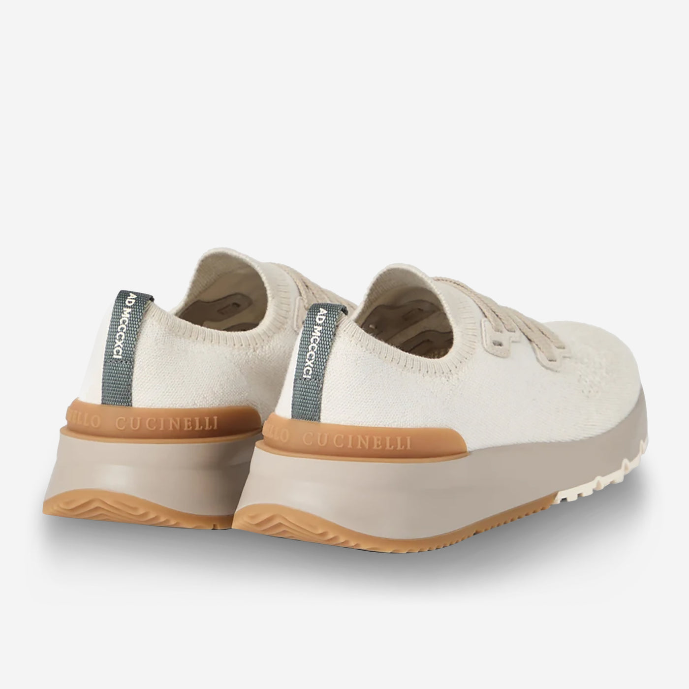 Brunello Cucinelli Cotton Chiné Knit Runners