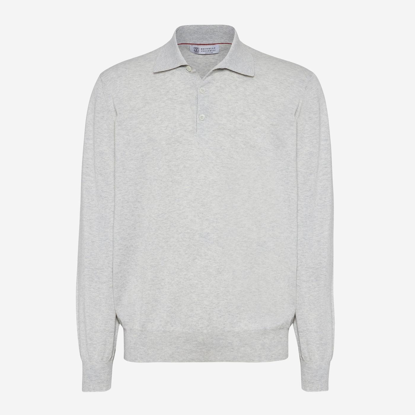 Brunello Cucinelli Cotton Lightweight Polo Style Knitwear