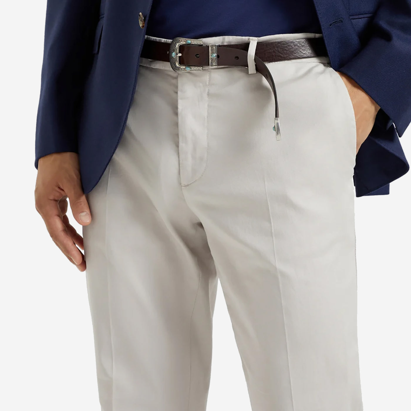 Brunello Cucinelli Garment-Dyed Italian Fit Trousers