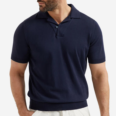 Brunello CucinelliI Lightweight Knit Camp  Collar Polo