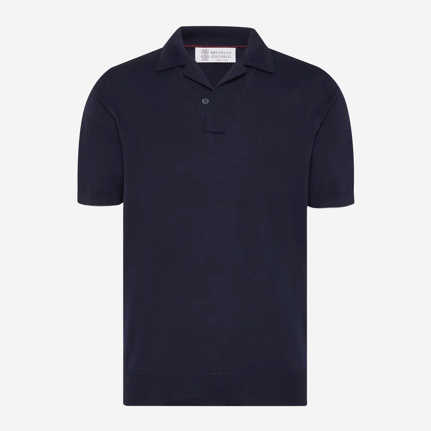 Brunello CucinelliI Lightweight Knit Camp  Collar Polo