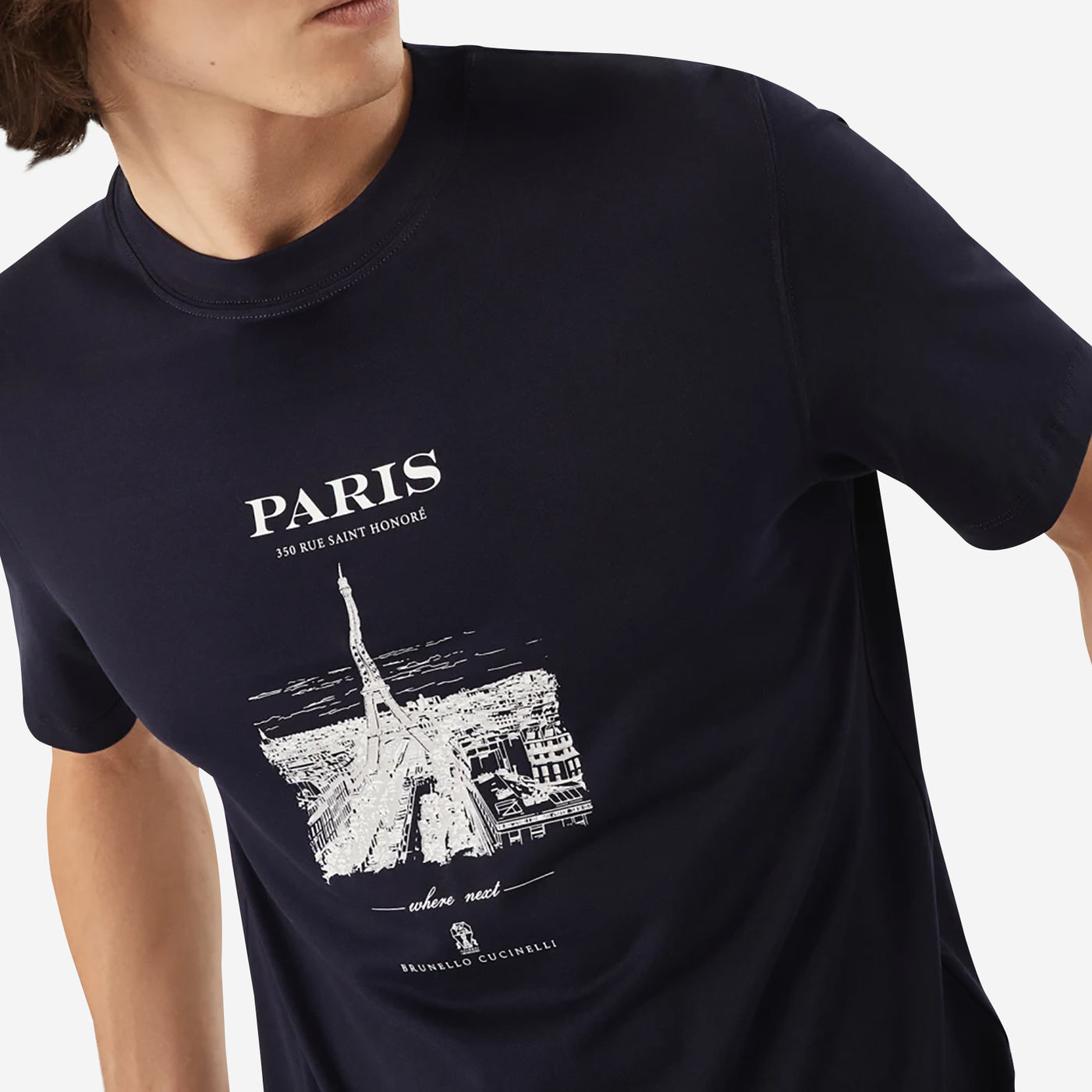 Brunello Cucinelli Paris T-Shirt