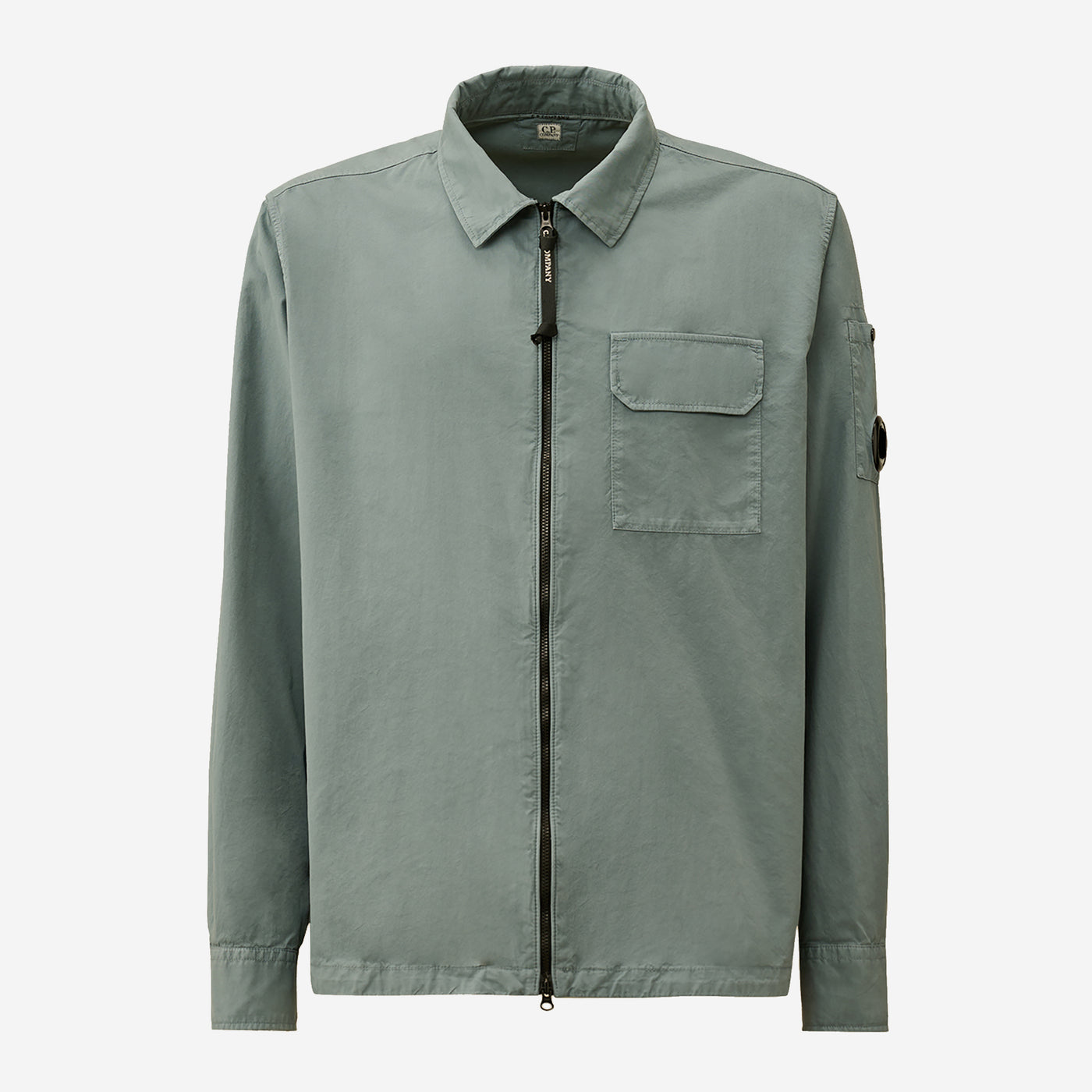 C.P. Compamy Organic Gabardine Full Zip Overshirt