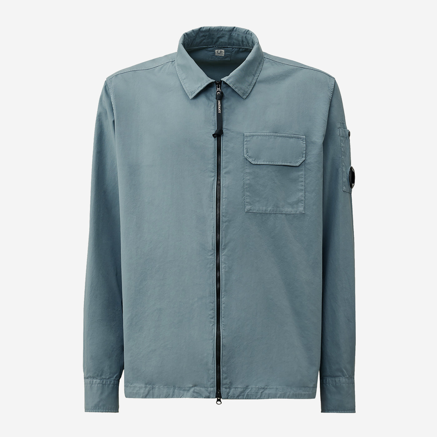 C.P. Company Organic Gabardine Full Zip Overshirt