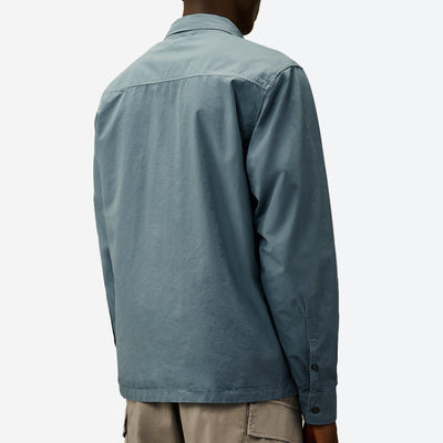 C.P. Company Organic Gabardine Full Zip Overshirt