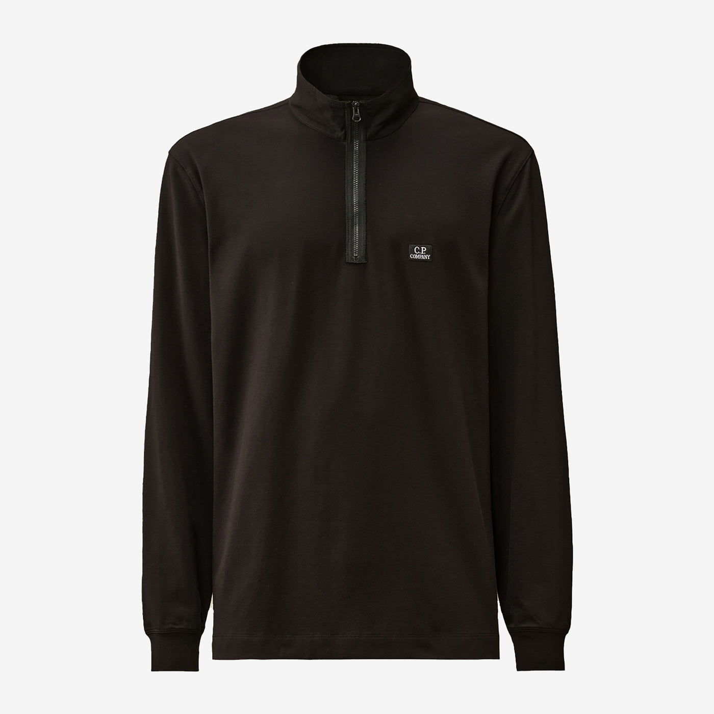 C.P. Company Stretch Piquet Longsleeve Zipped Polo