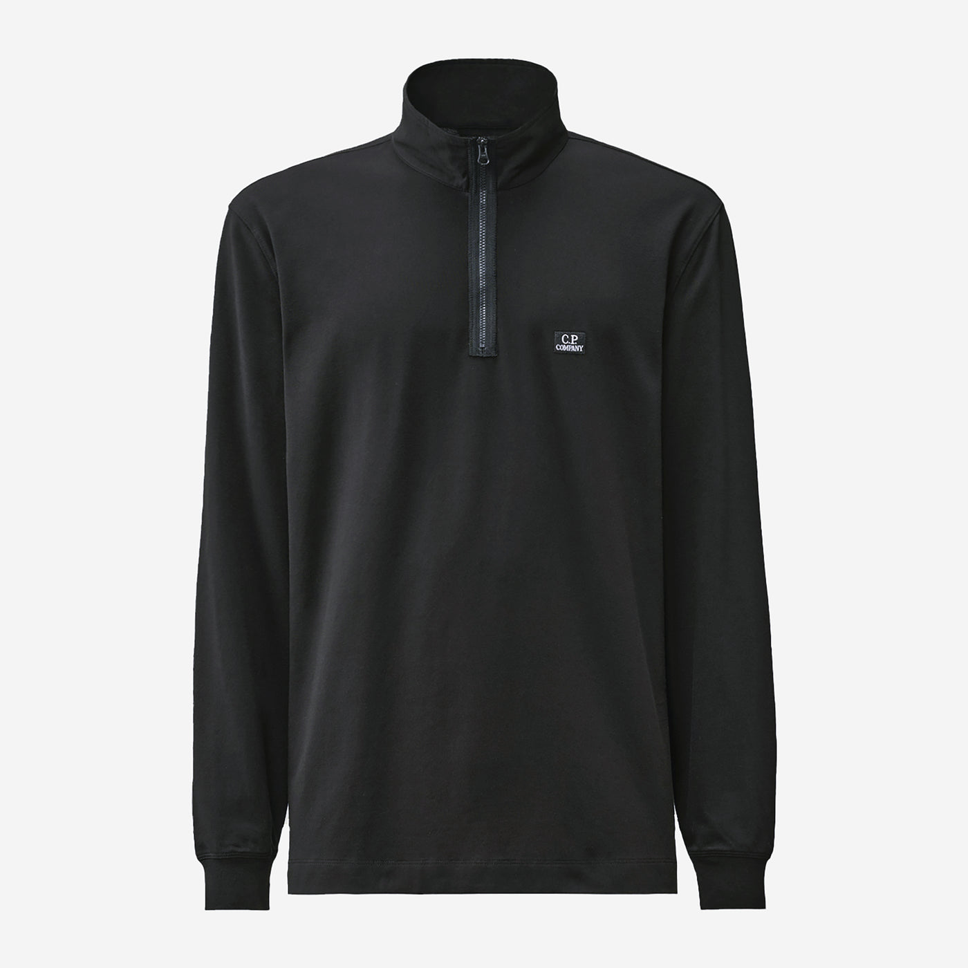 C.P. Company Stretch Piquet Longsleeve Zipped Polo