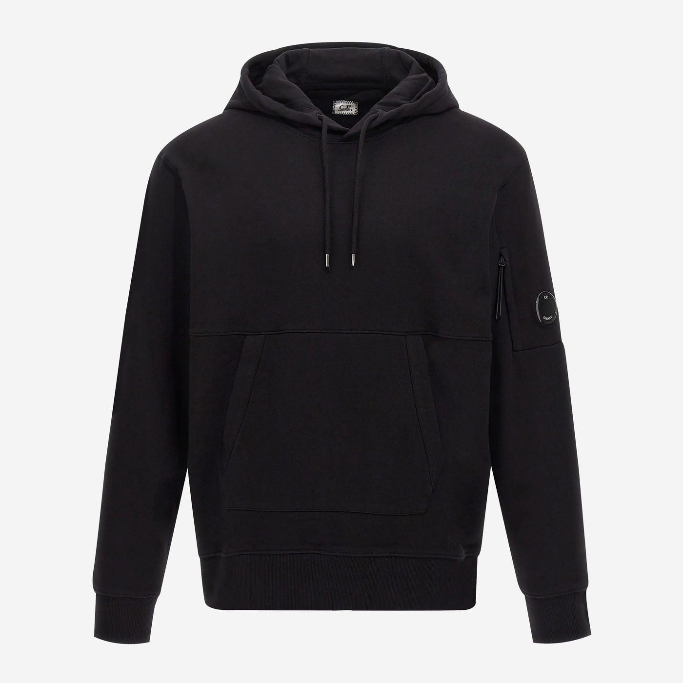 C.P. Company Diagonal Raised Fleece Lens Hoodie