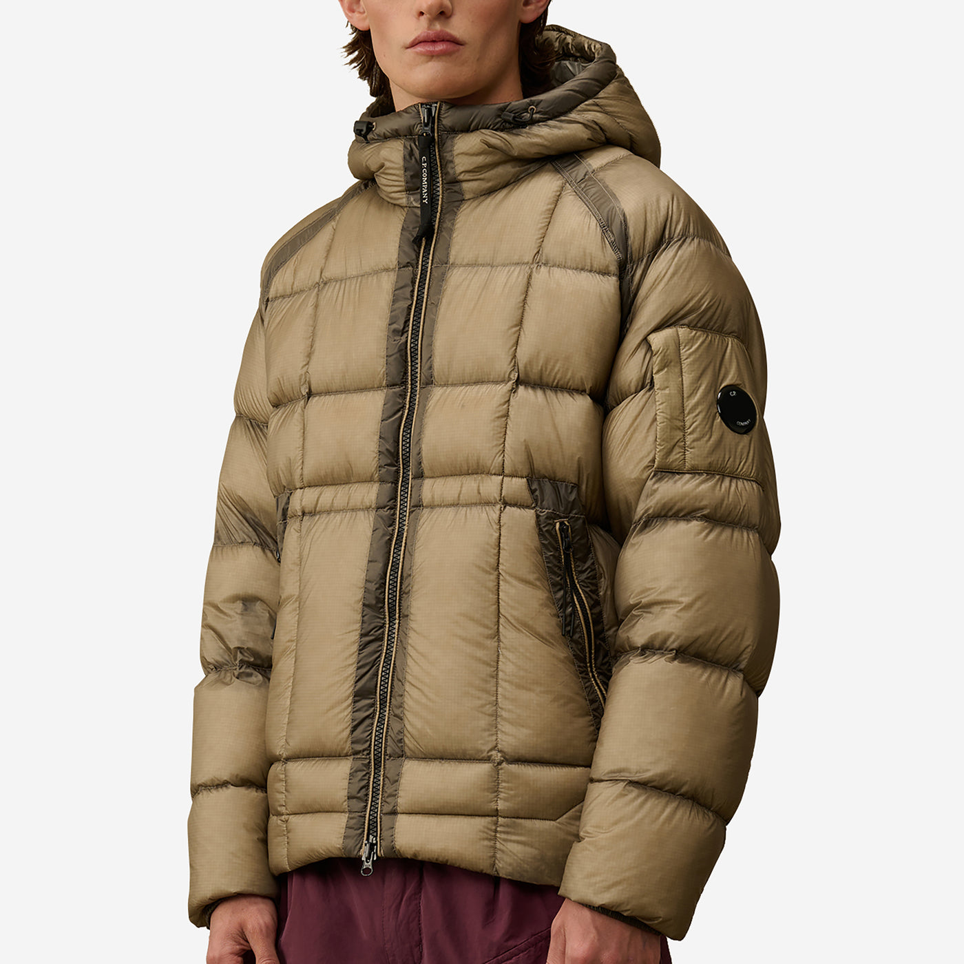 C.P. Company D.D. Shell Hooded Medium Down Jacket