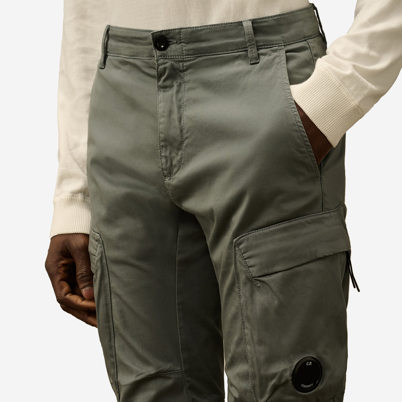 C.P. Company Stretch Sateen Ergonomic Cargo Pants