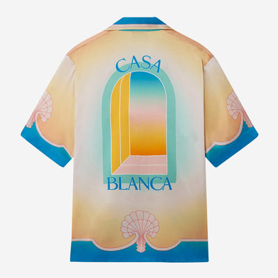 Casablanca L'Arc Coloré Silk Shirt