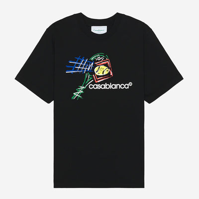 Casablanca Croquis De Tennis Screen Printed T-Shirt
