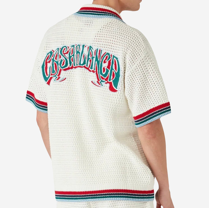 Casablanca Crochet Sporty Shirt