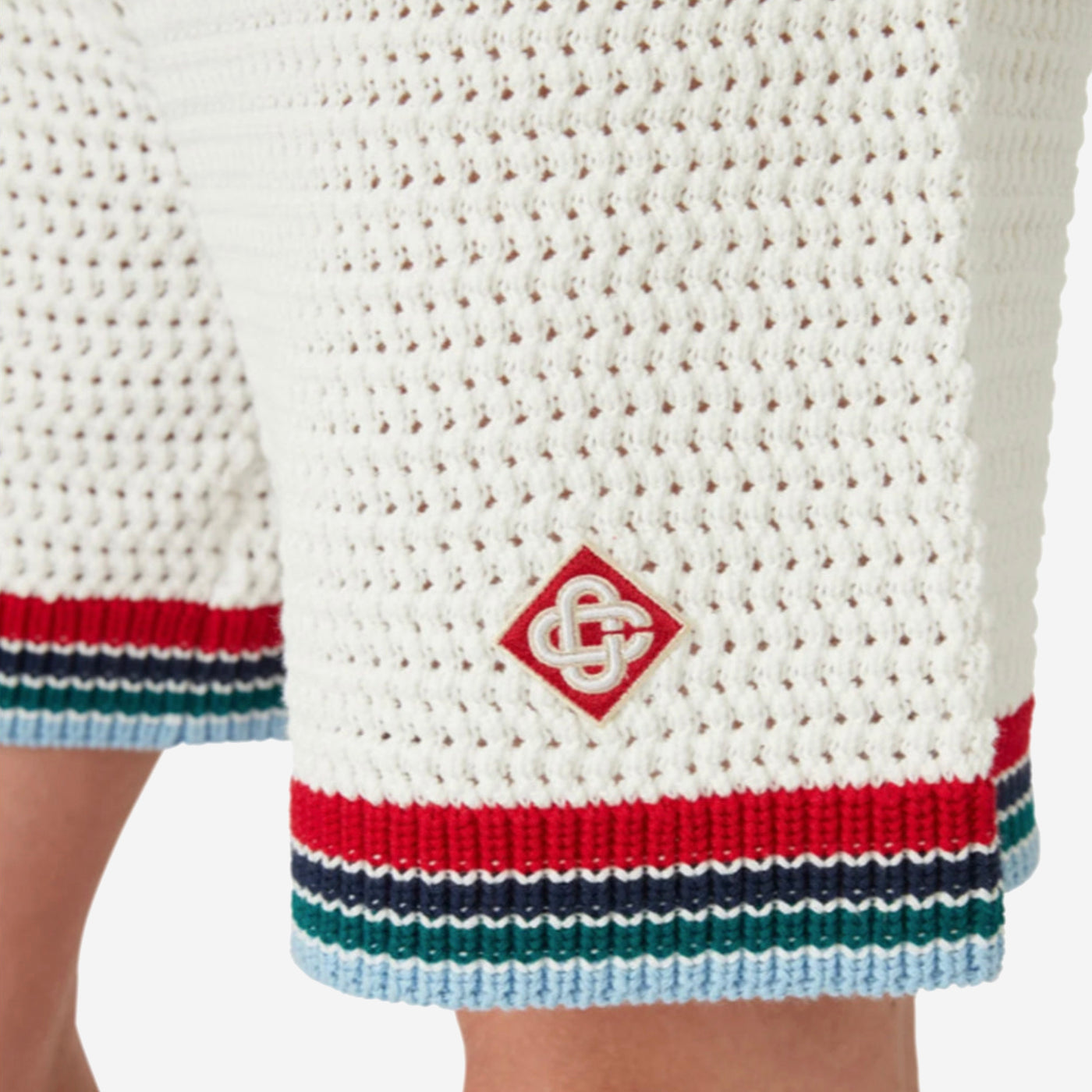 Casablanca Crochet Sporty Shorts