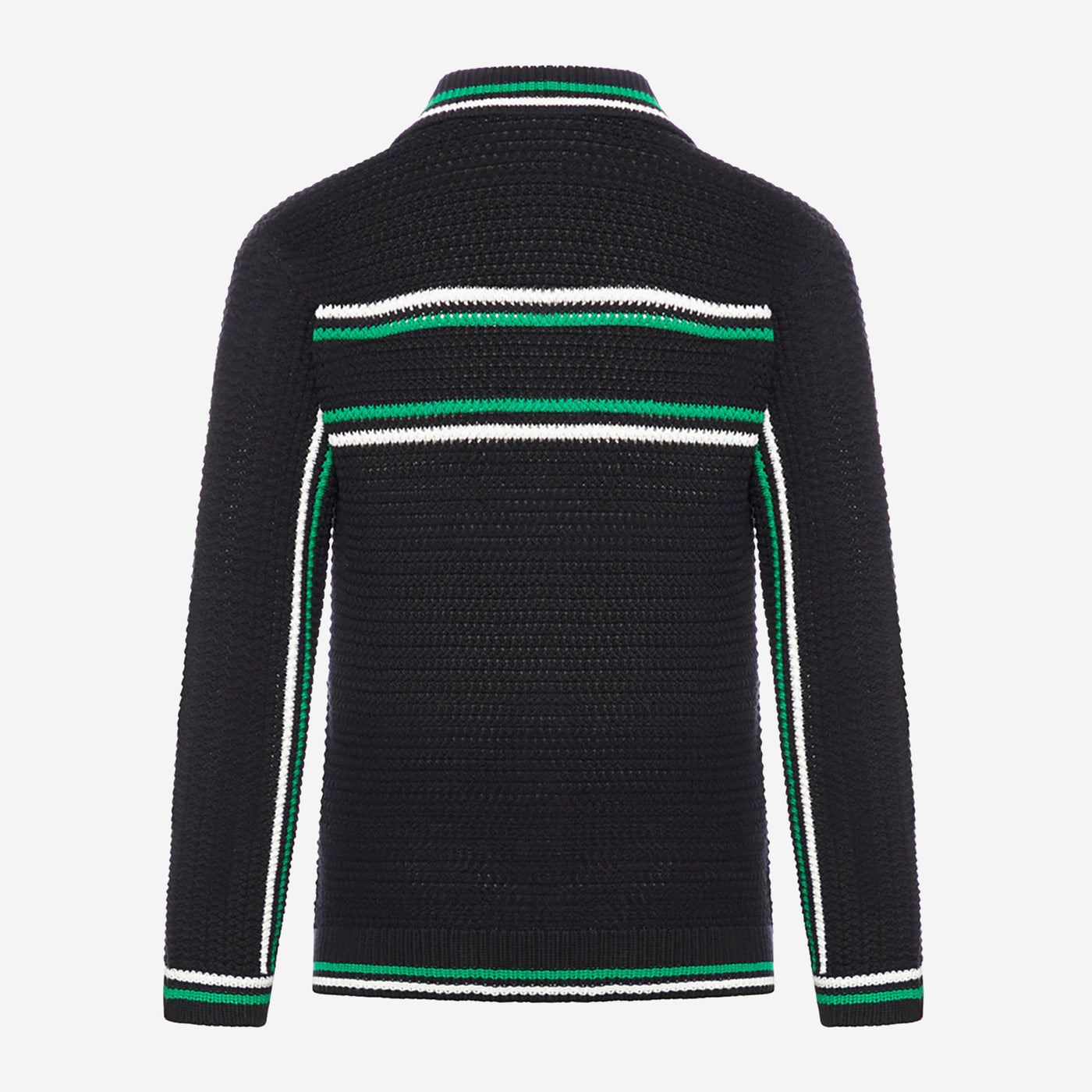 Casablanca Crochet Effect Tennis Cardigan