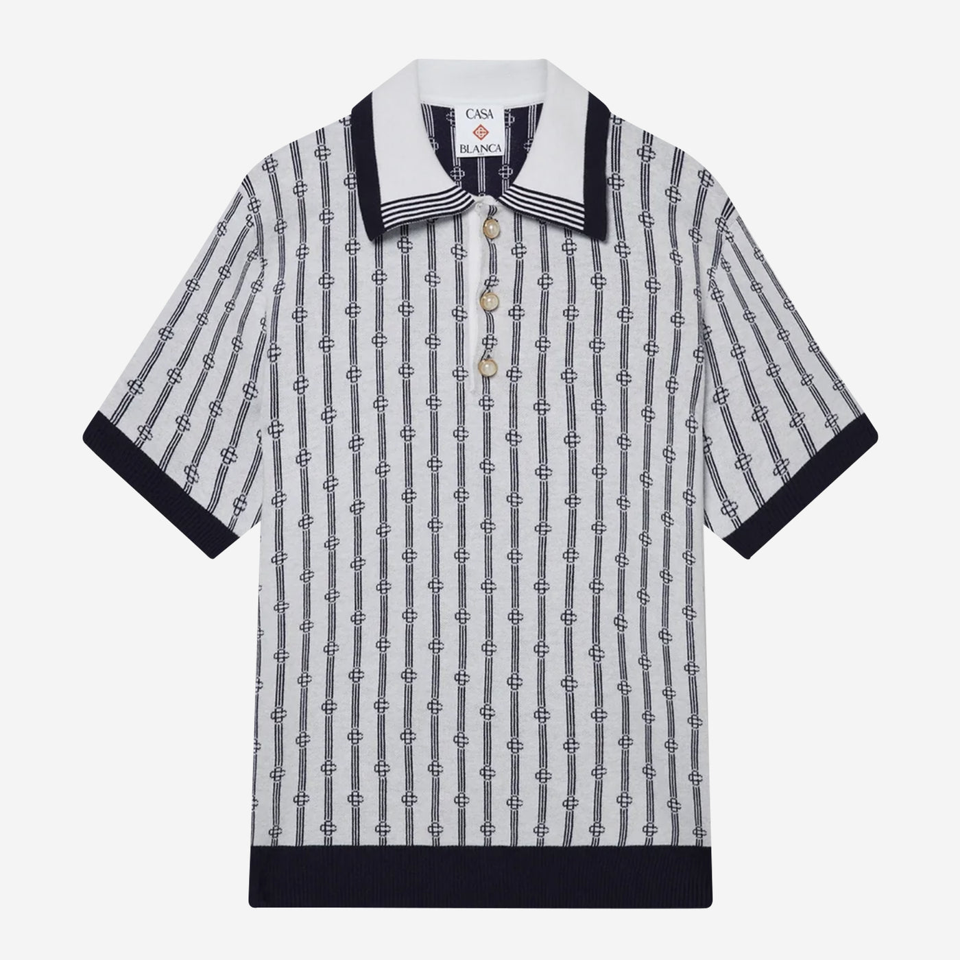 Casablanca Monogram Polo Shirt