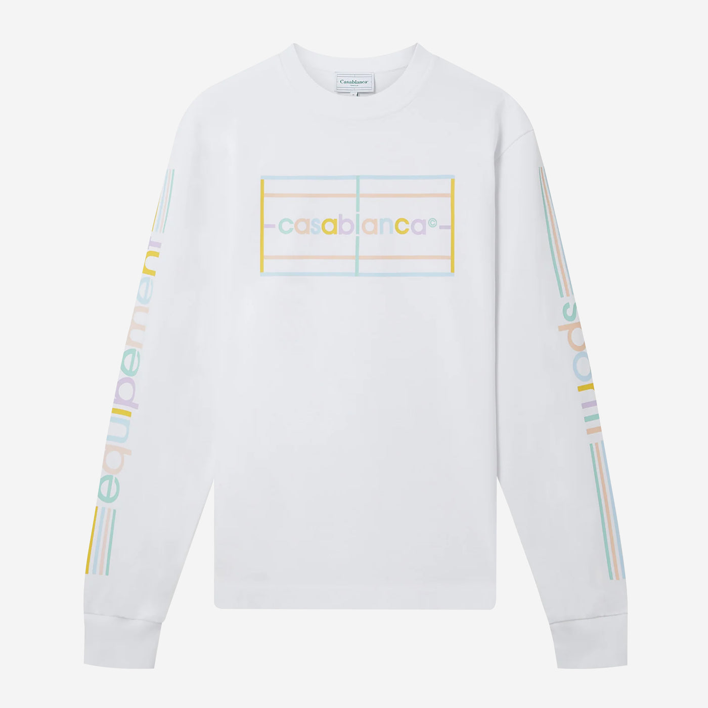 Casablanca Pastel Court Screen Printed T-shirt