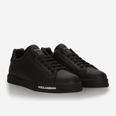 Dolce & Gabbana Calfskin Nappa Portofino Sneakers