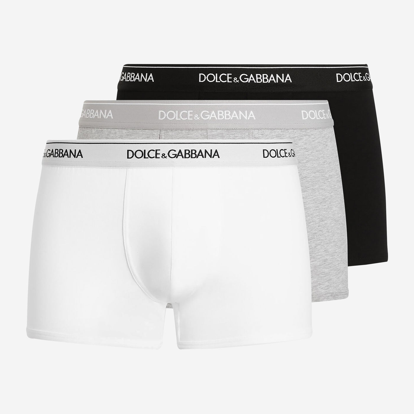 Dolce & Gabbana 3-Pack Of Regular-Fit Stretch Jersey Boxers