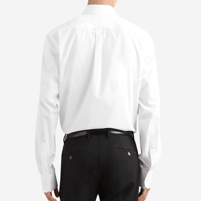 Dolce & Gabbana Cotton Heraldic Patch Shirt