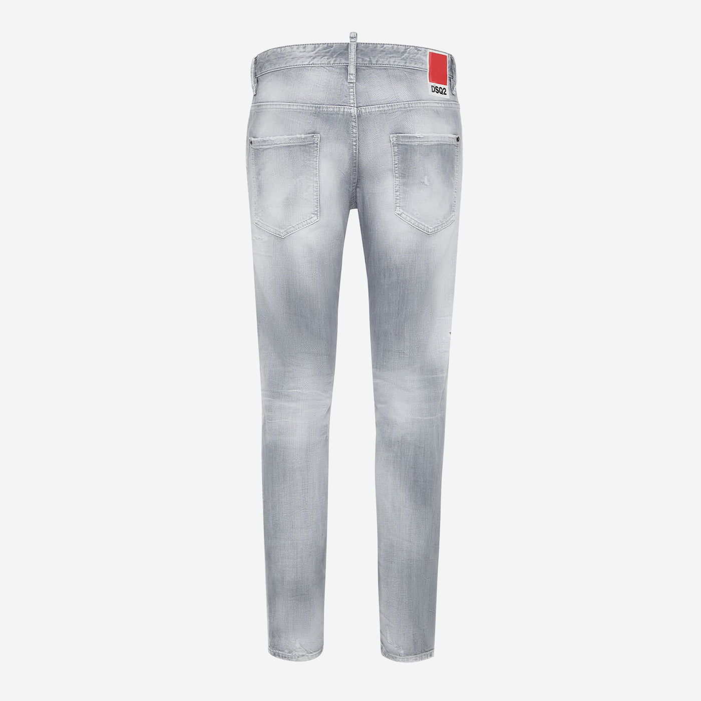 DSquared2 Brushed Grey Wash Skater Jeans