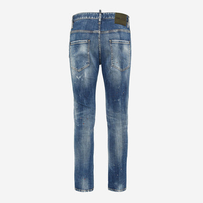 DSquared2 Medium Corduroy Patches Wash Skater Jean