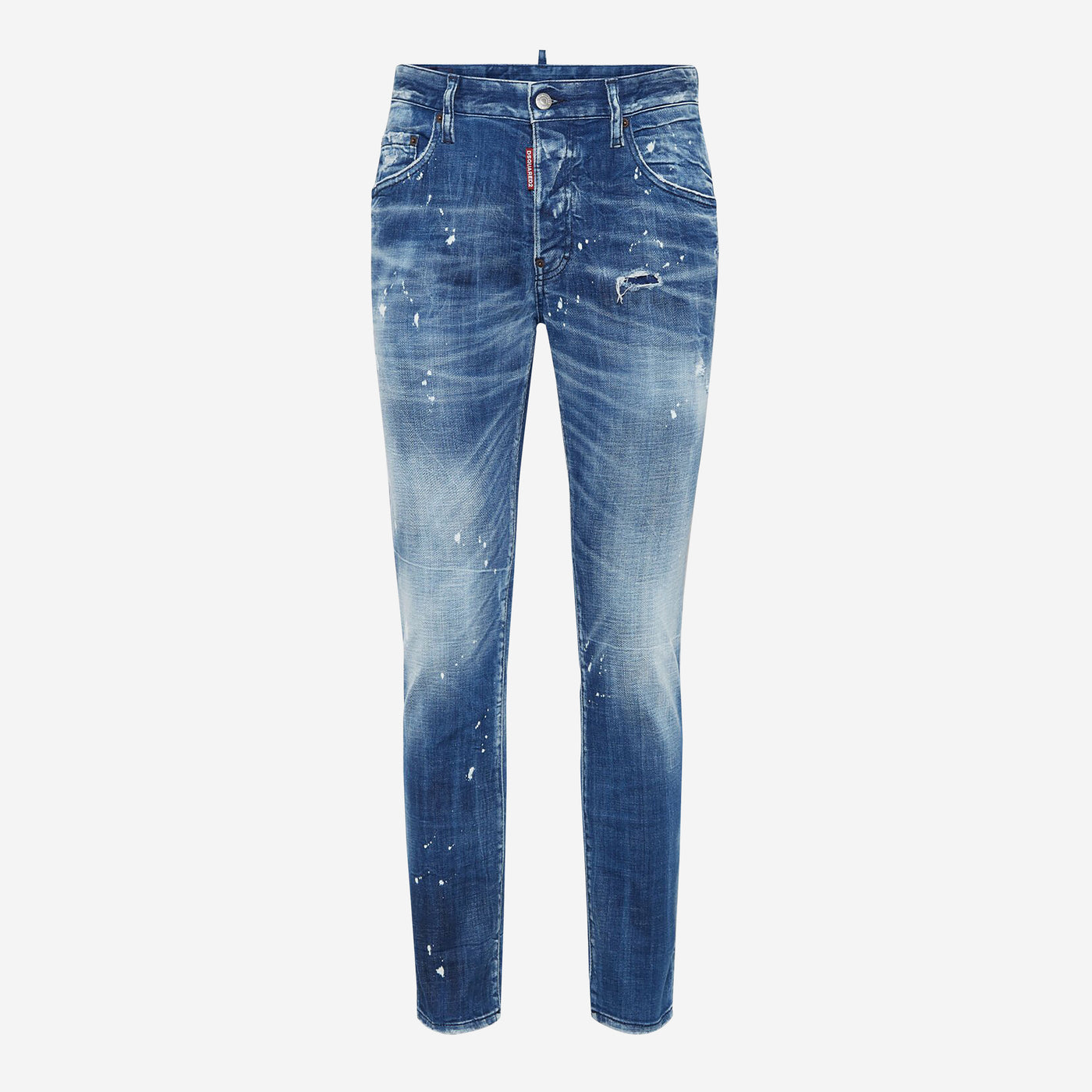 DSquared2 Medium Filo Blue Wash Skater Jean