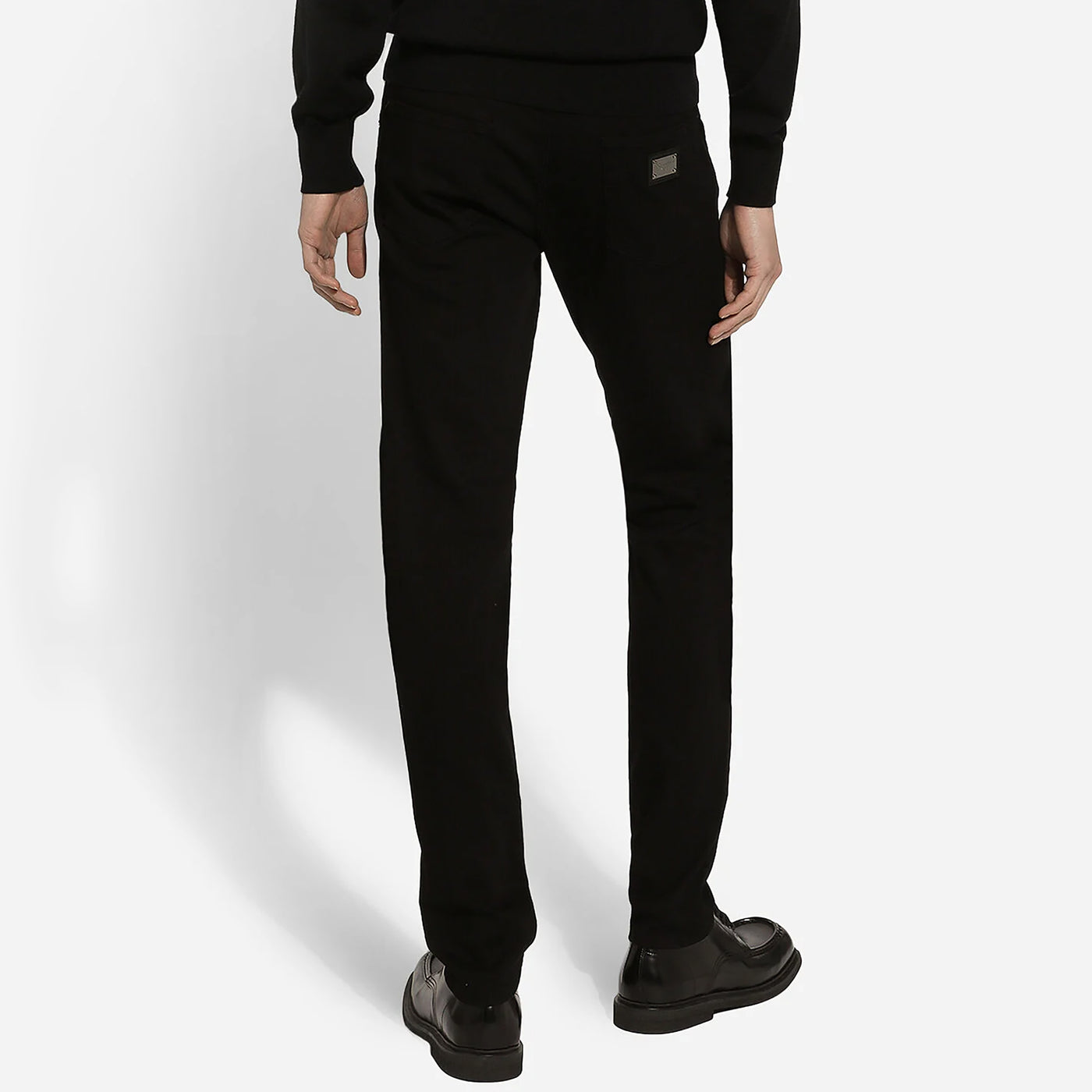 Dolce & Gabbana Washed Black Stretch Jeans