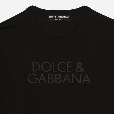 Dolce & Gabbana Logo Embroidered T-Shirt