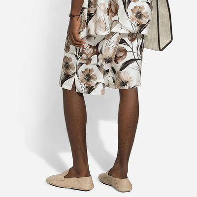 Dolce & Gabbana Hawaiian Floral Tulip Print Shorts