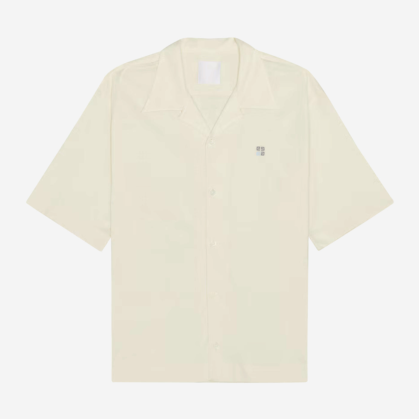 Givenchy Ivory Cotton Bowling Shirt