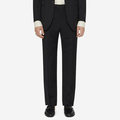 Givenchy Monogram 72 Jacquard Tailored Trousers