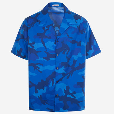 Valentino Camouflage Print Shirt