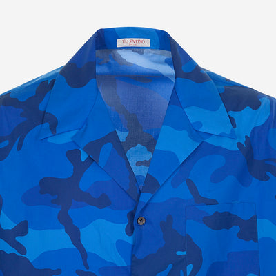 Valentino Camouflage Print Shirt